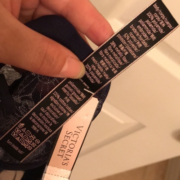 💖 VS SEXY High Waist Thong Embroidered w Crystals - Picture 5 of 6